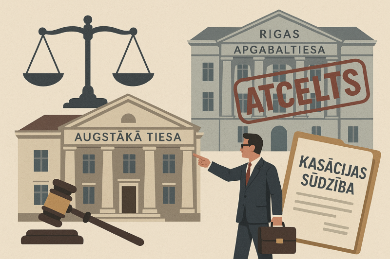 Augstākā tiesa atceļ Rīgas apgabaltiesas spriedumu īres strīdā